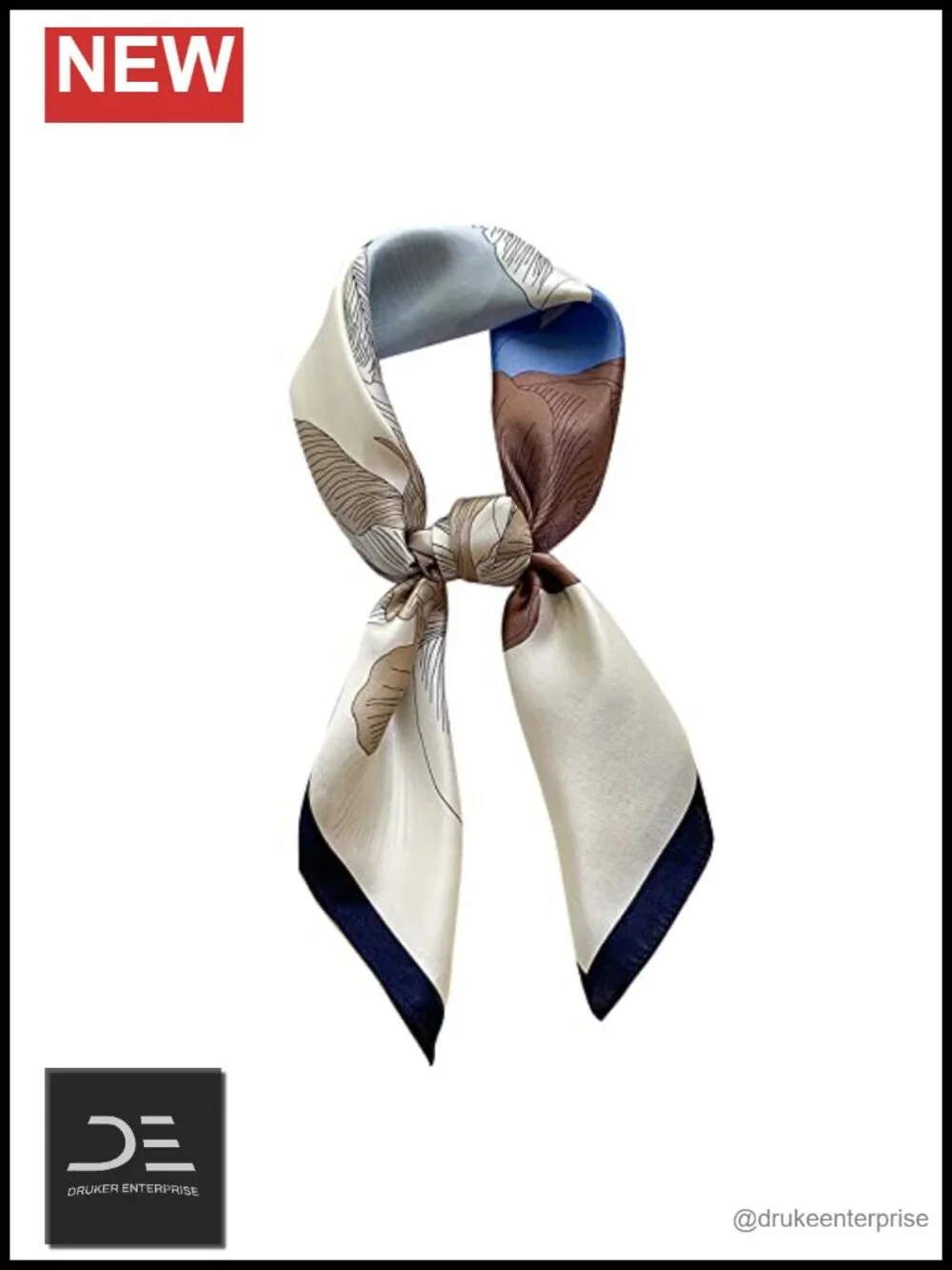 100% Pure Mulberry Silk Scarf Square Head Wrap Neck Scarf with Gift Box